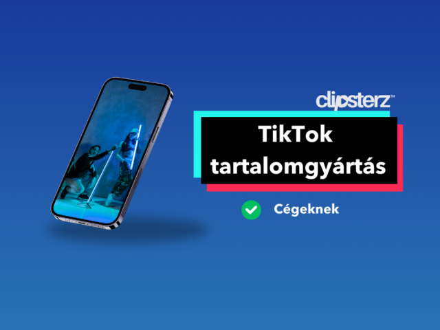 TikTok tartalomgyártás cégeknek (marketing, videó, social média) 